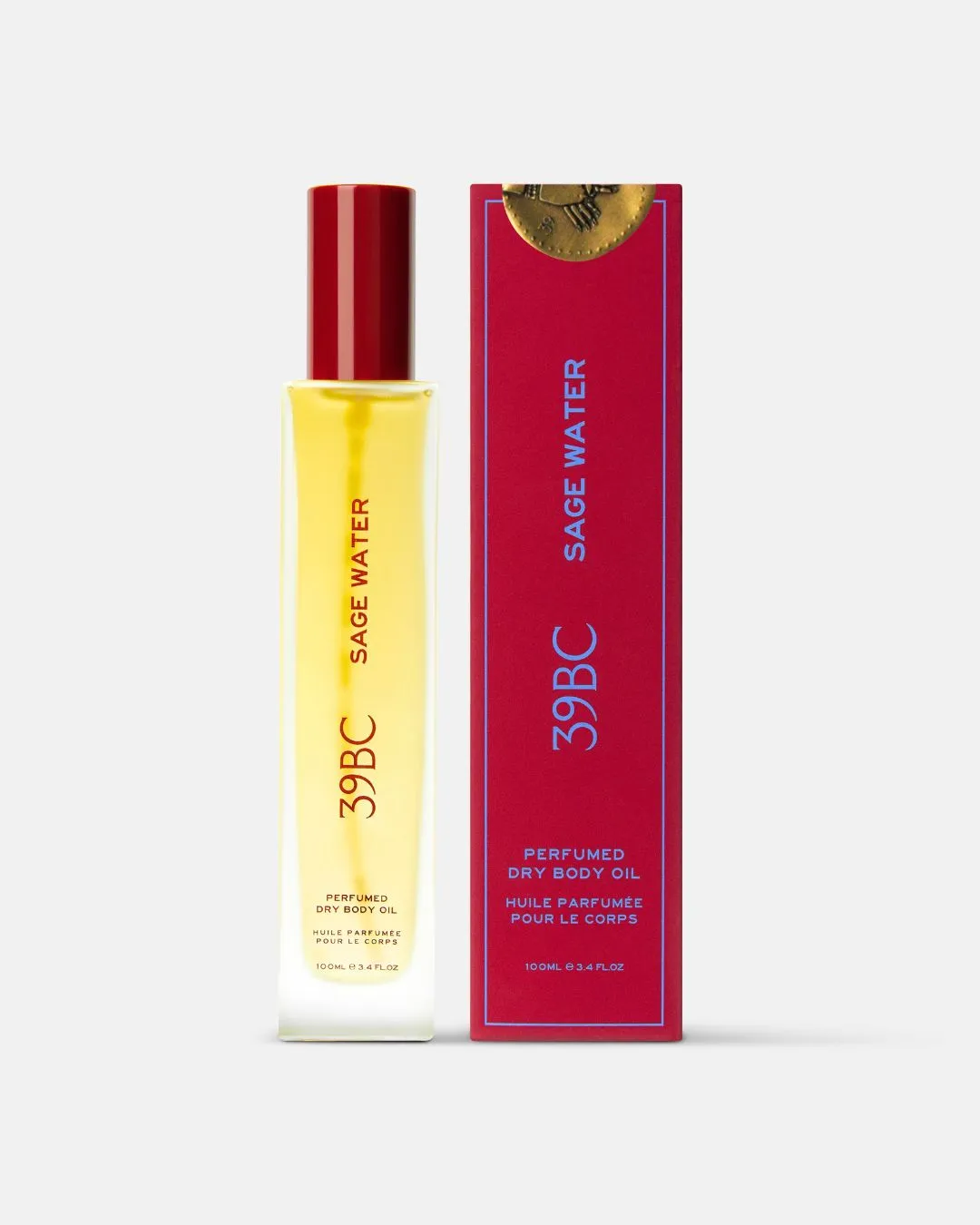 39BC Sage Water olio corpo secco profumato muschio marino