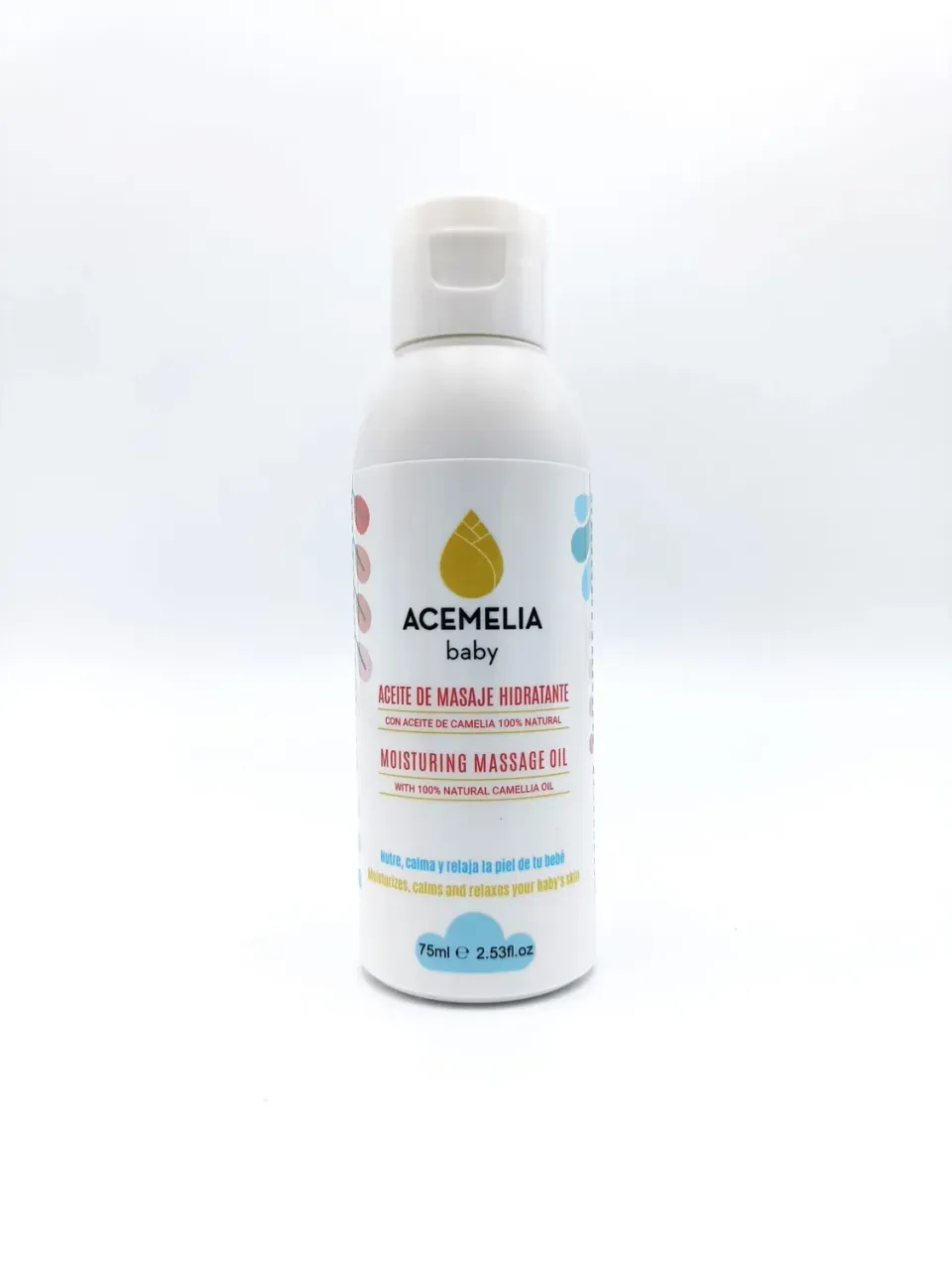 Acemelia Camelia Olio Bebè massaggio pancino