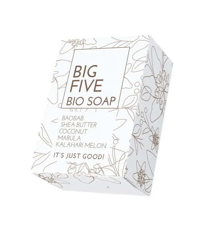 Aurum Africa Big Five sapone bio 100g 5 oli senza profumo