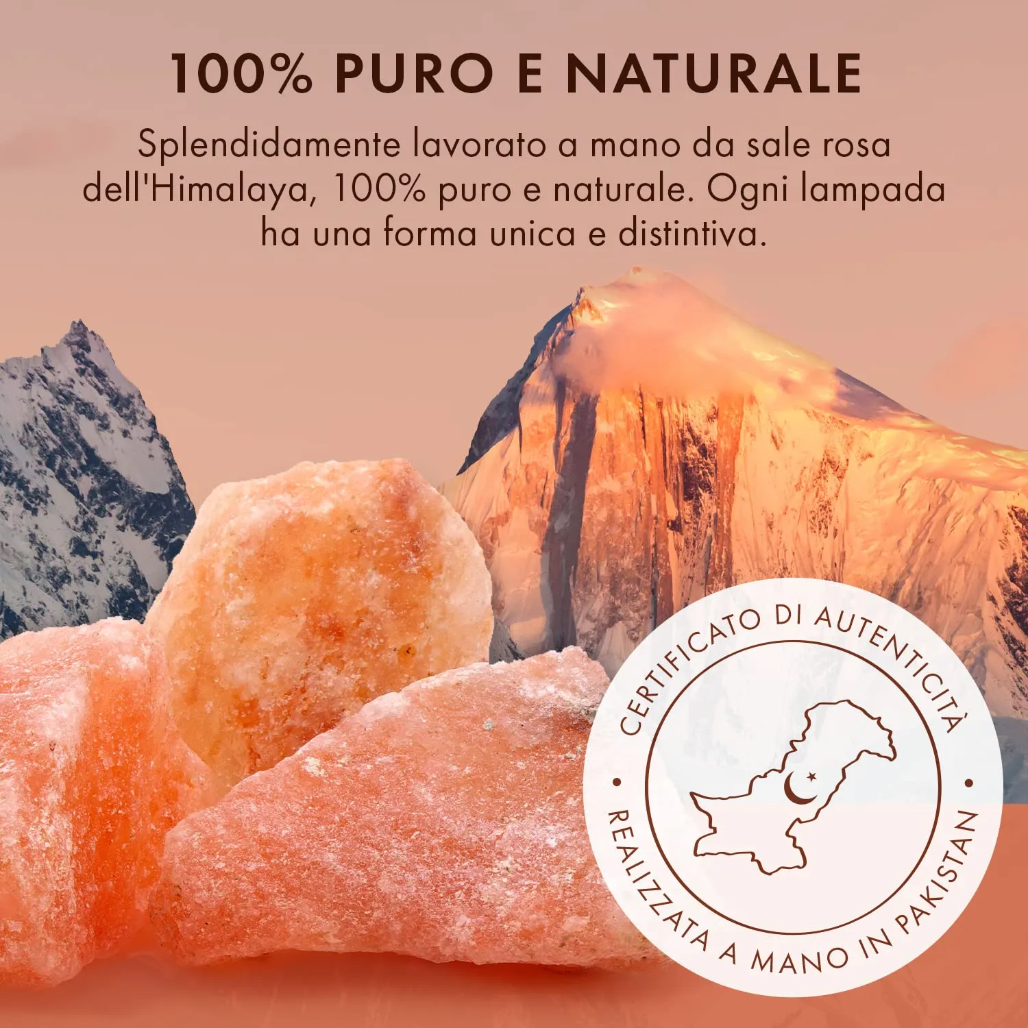 The Body Source Lampada Sale Himalayano M 3-5 kg Dimmer