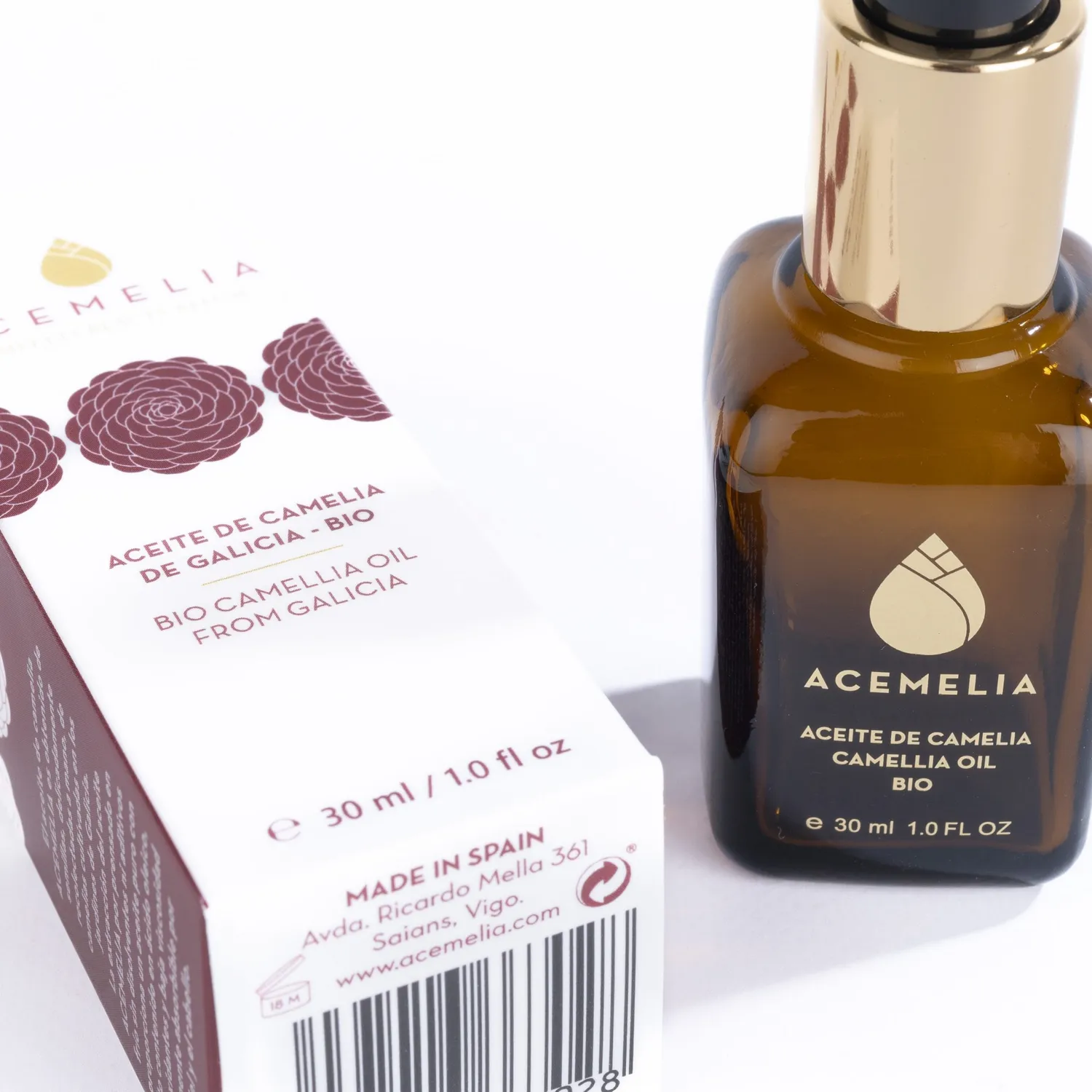 Acemelia Camelia olio secco bio 30ml viso capelli