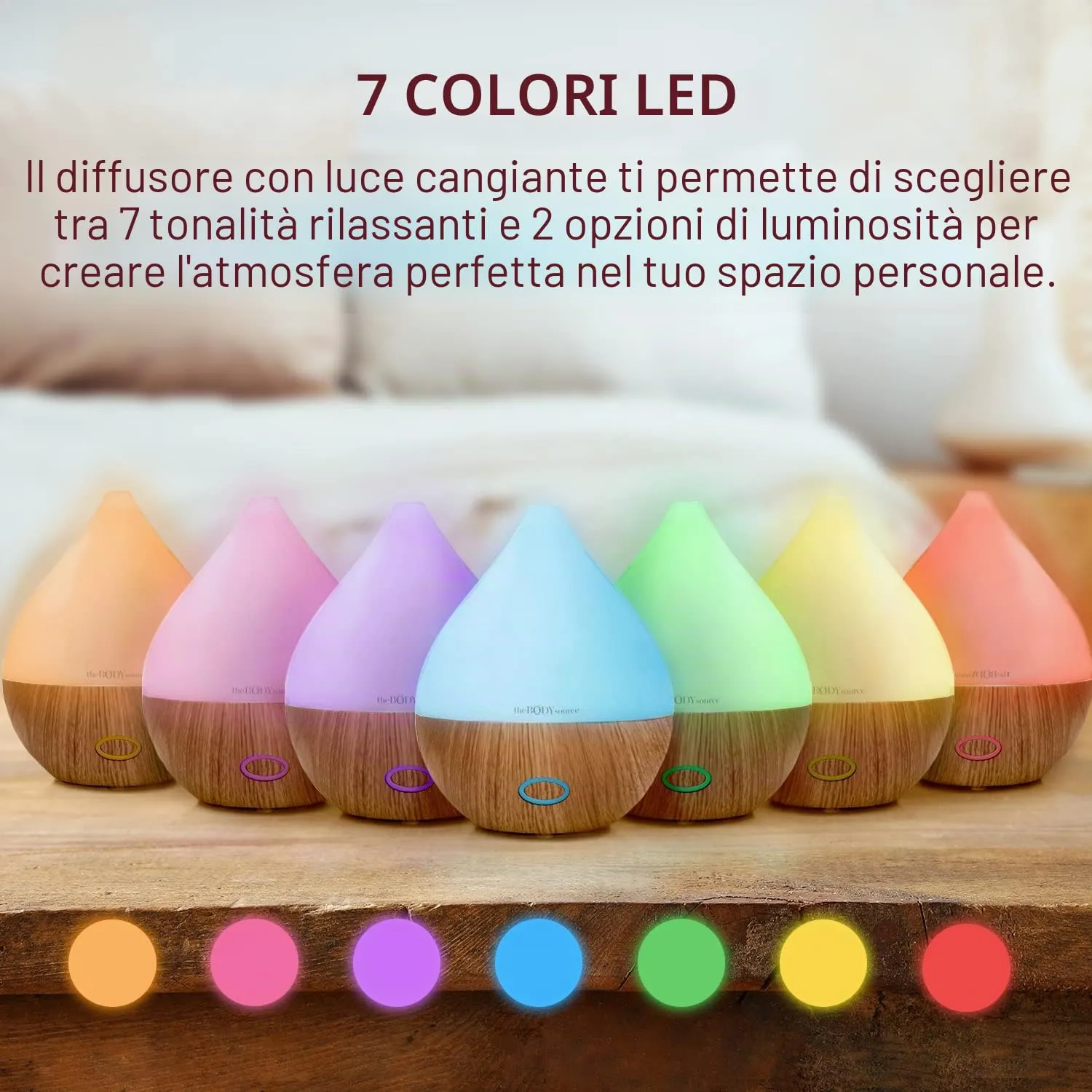 The Body Source Diffusore Oli Essenziali 165 ml Ultrasuoni