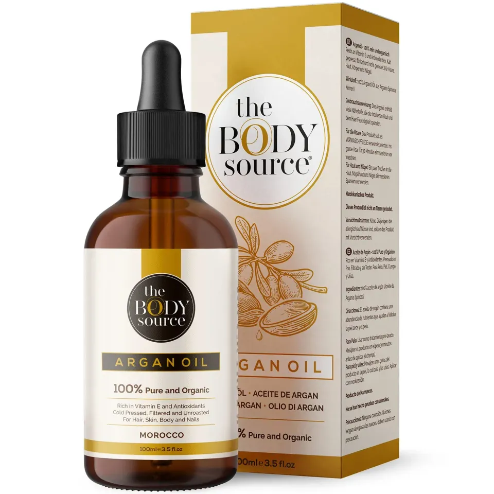 The Body Source Olio Argan Puro Multiuso Idratante