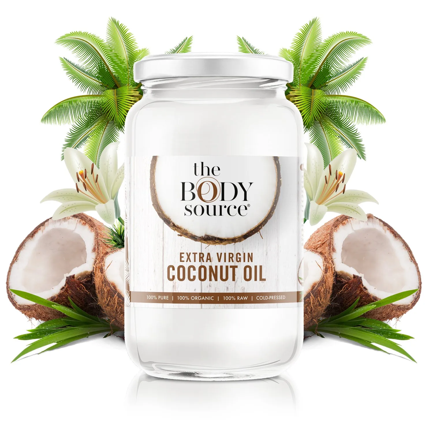 the body source olio cocco bio extravergine 1 litro crudo