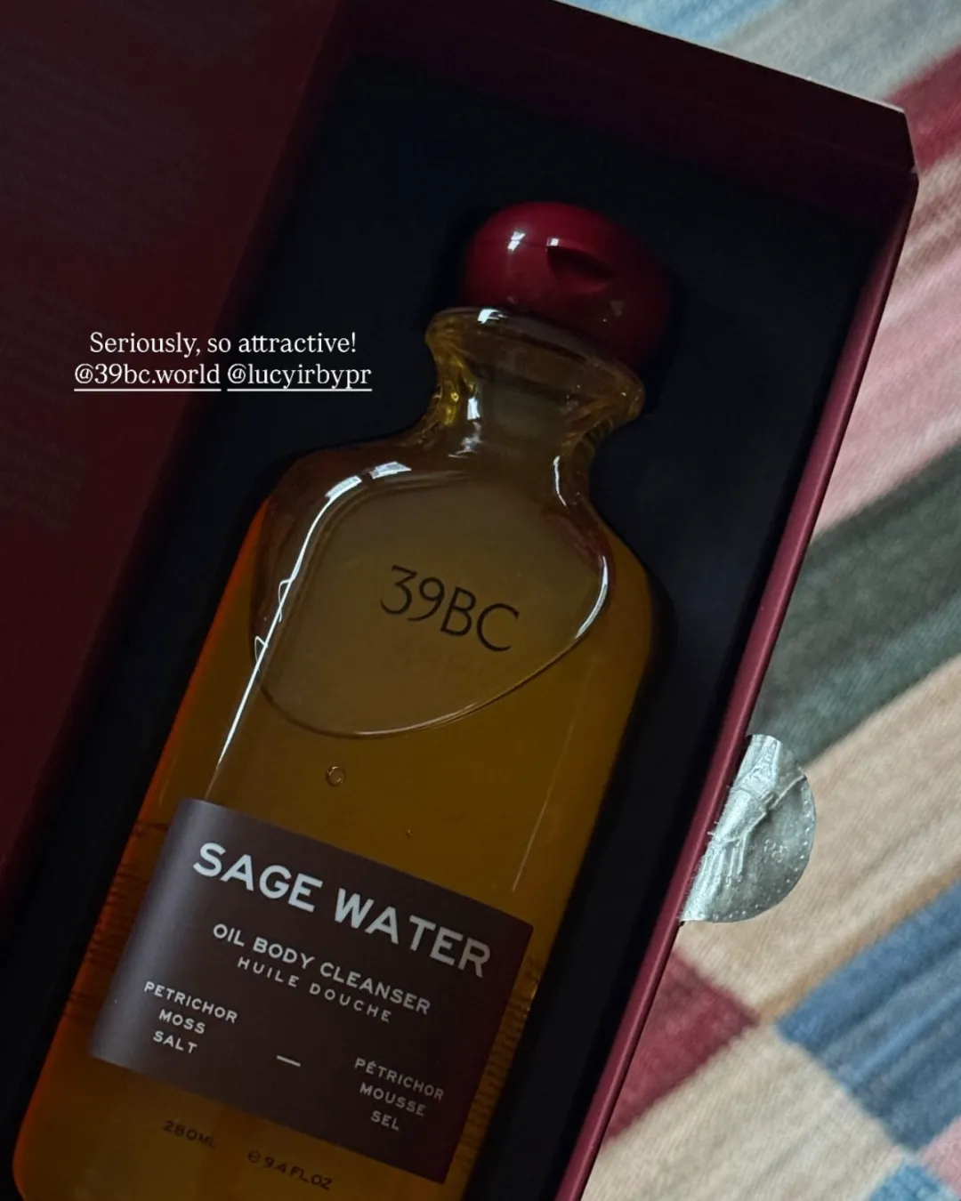 39BC Sage Water olio doccia petricore e muschio