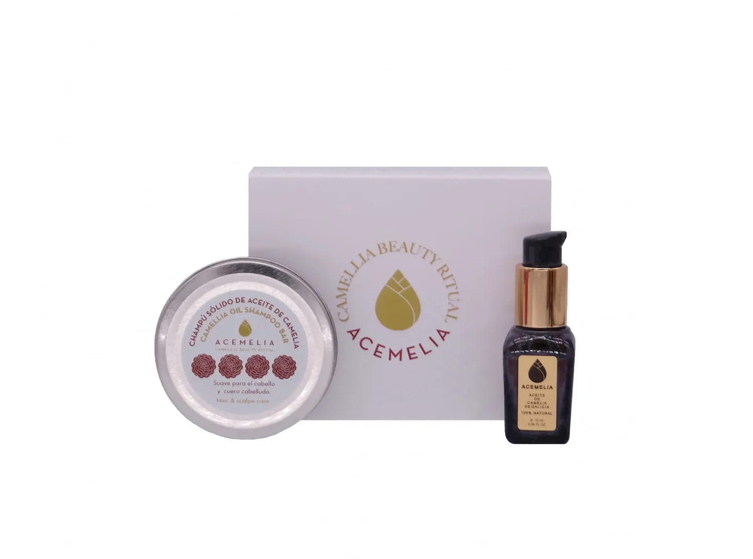 Acemelia Beauty Hair Kit Capelli Shampoo Solido Olio