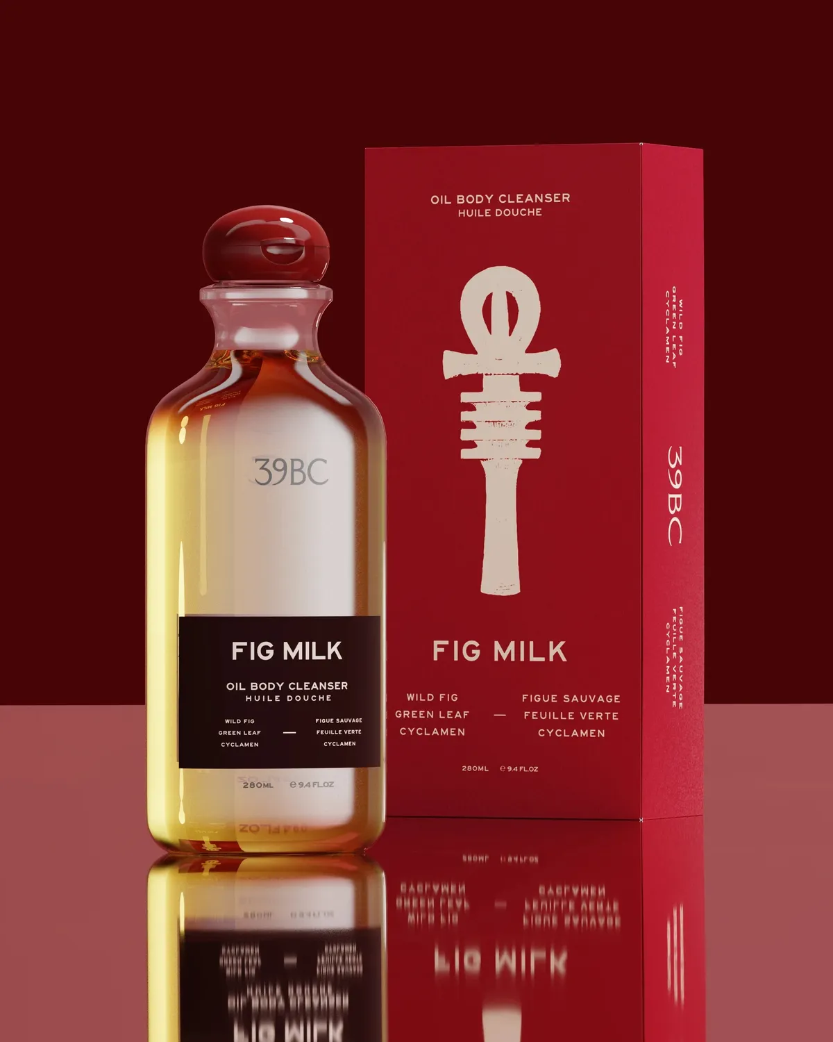 39BC FIG MILK olio doccia fico e ciclamino