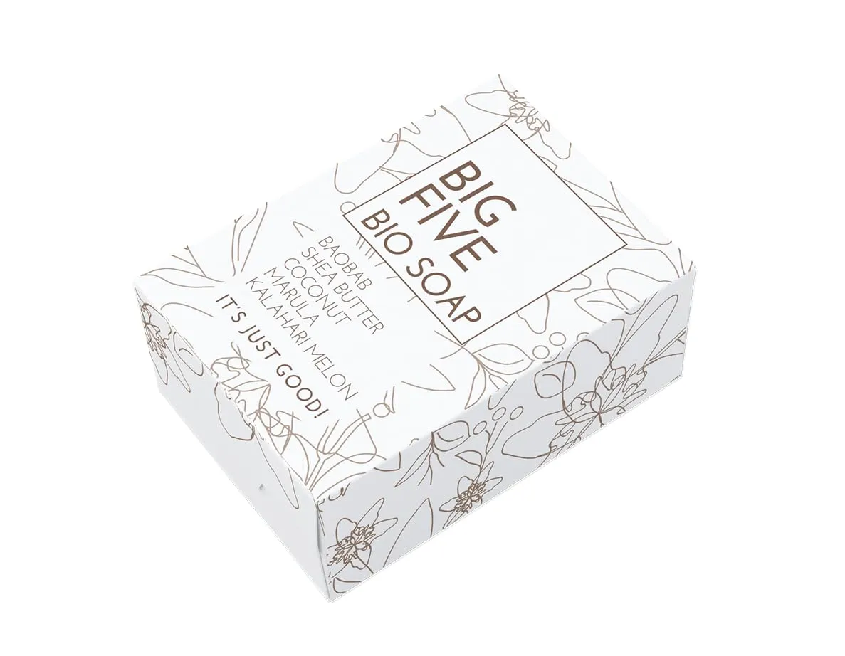 Aurum Africa Big Five sapone bio 100g 5 oli senza profumo