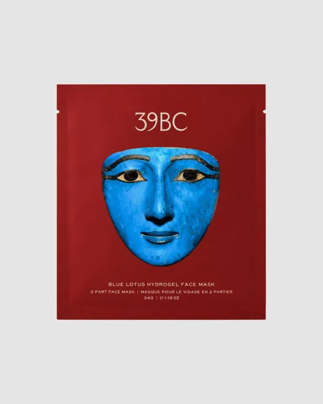 39BC Blue Lotus maschera viso hydrogel 1 pezzo idratante