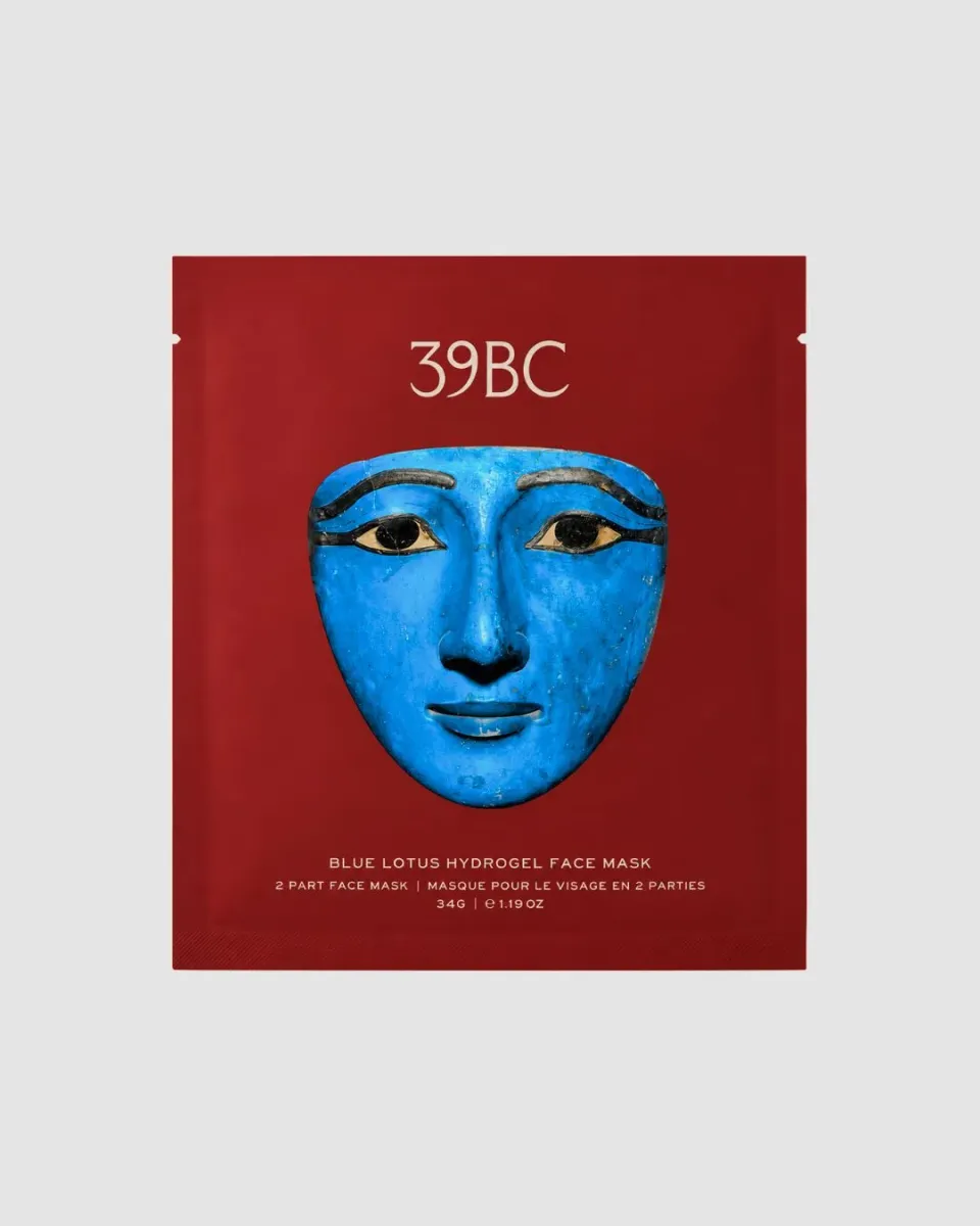 39BC Blue Lotus maschera viso hydrogel 1 pezzo idratante