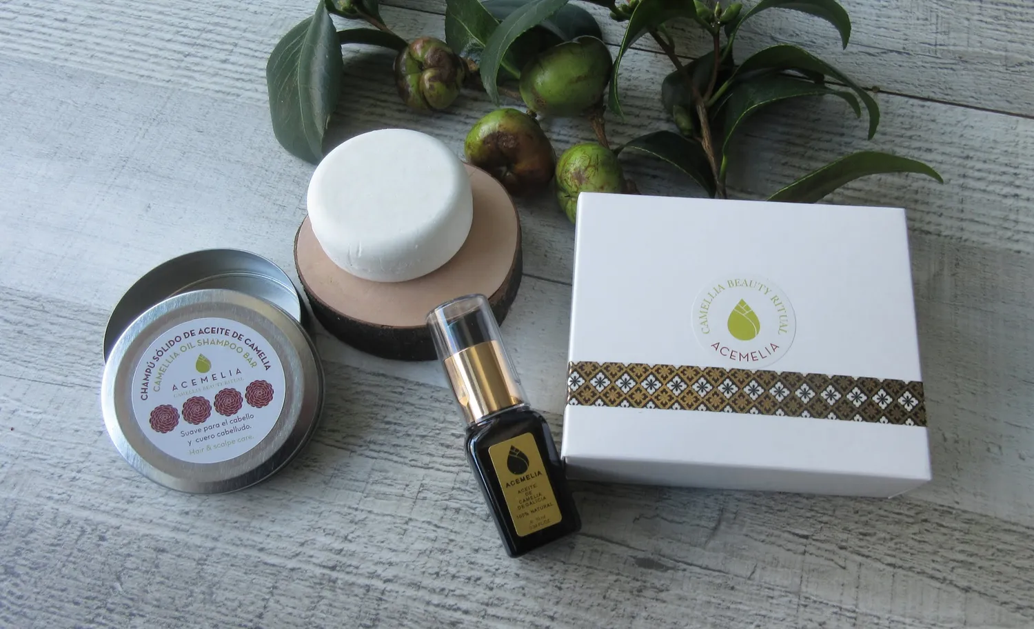 Acemelia Beauty Hair Kit Capelli Shampoo Solido Olio