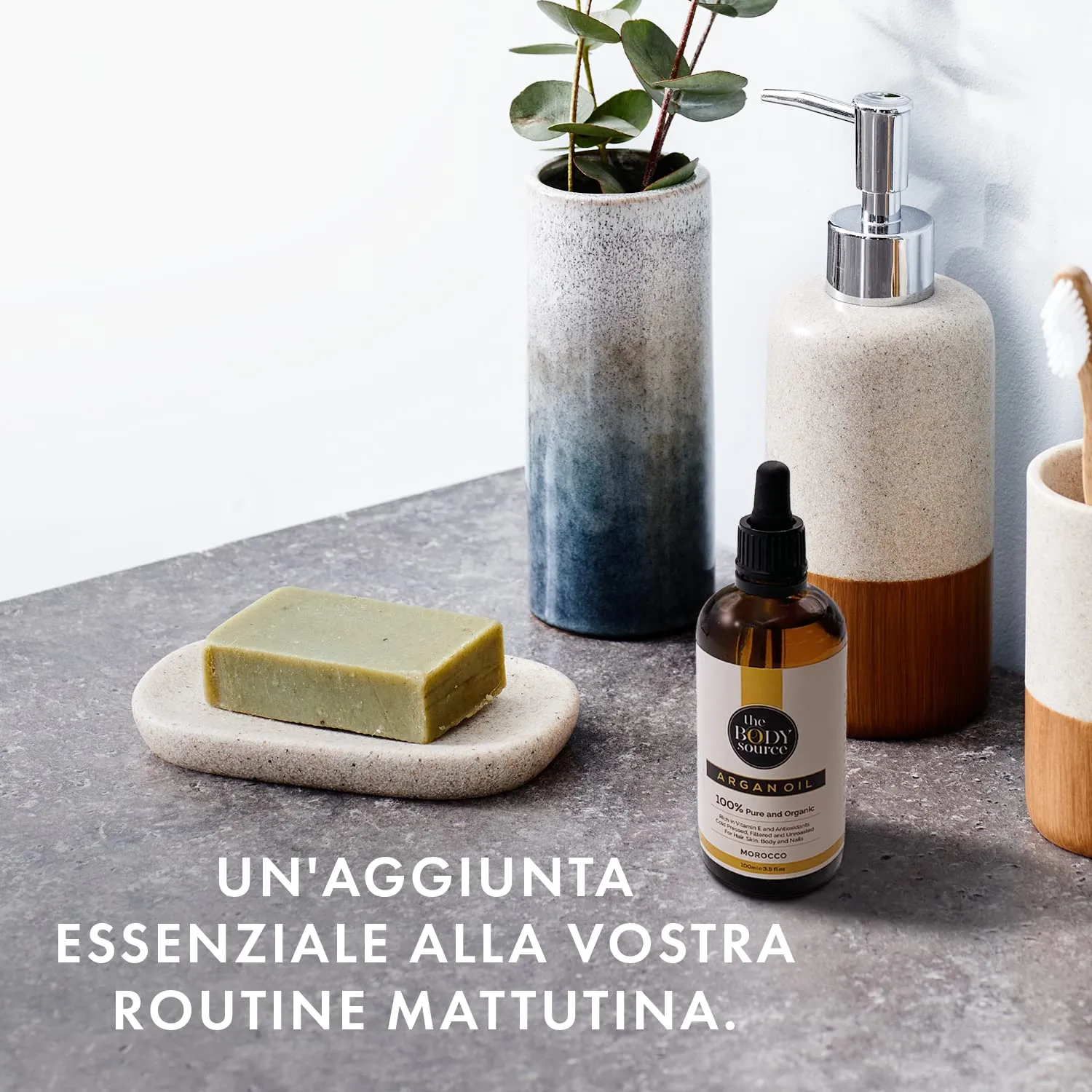 The Body Source Olio Argan Puro Multiuso Idratante
