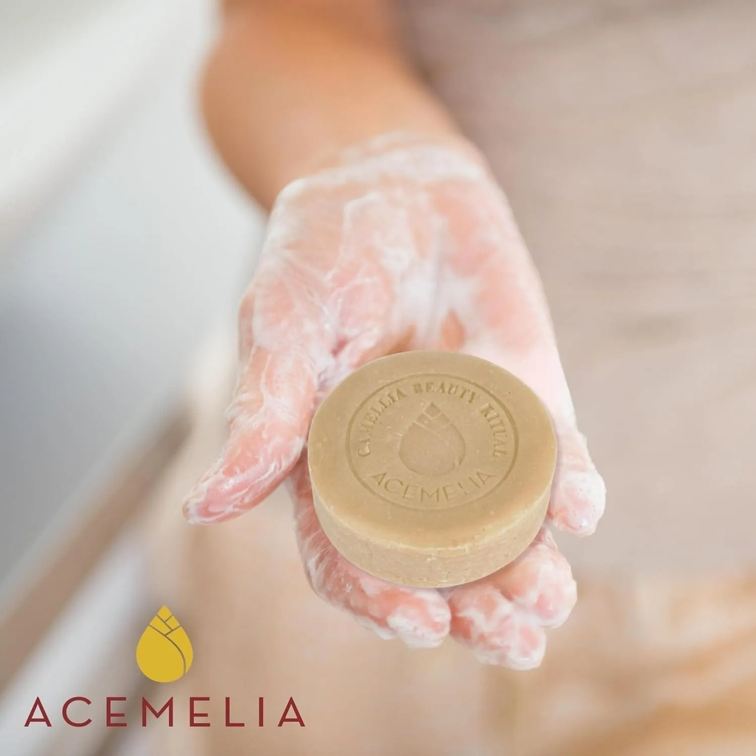 Acemelia Camelia Sapone Viso 100 g argilla rossa