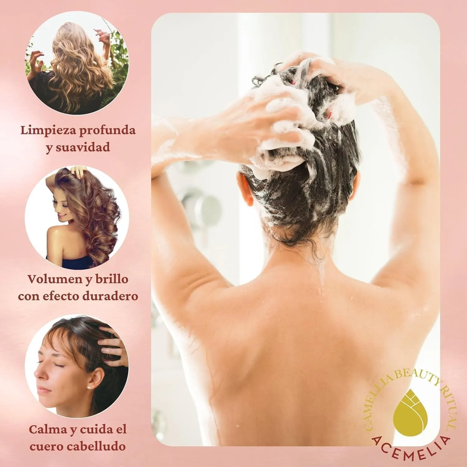 Acemelia shampoo solido camelia 70 g in lattina