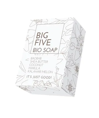 Aurum Africa Big Five sapone bio 100g 5 oli senza profumo