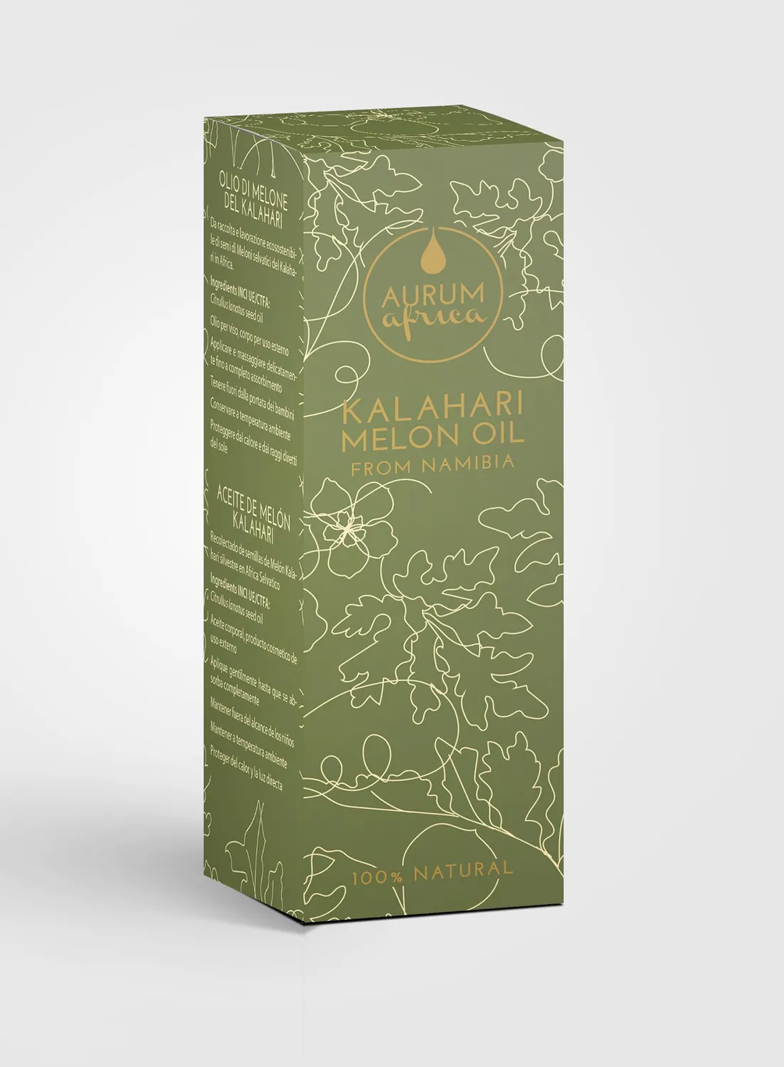 Aurum Africa Kalahari olio viso 50ml pelle impura giovane