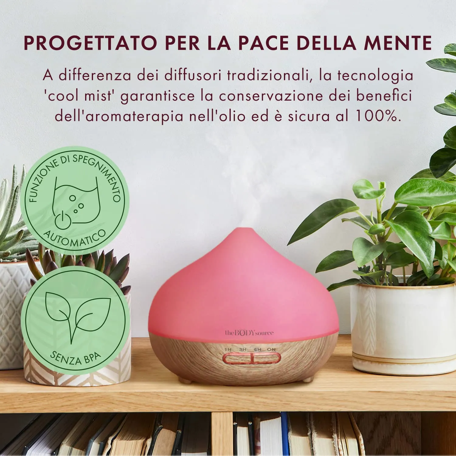The Body Source Diffusore Aromi Ultrasuoni 300ml 7 LED